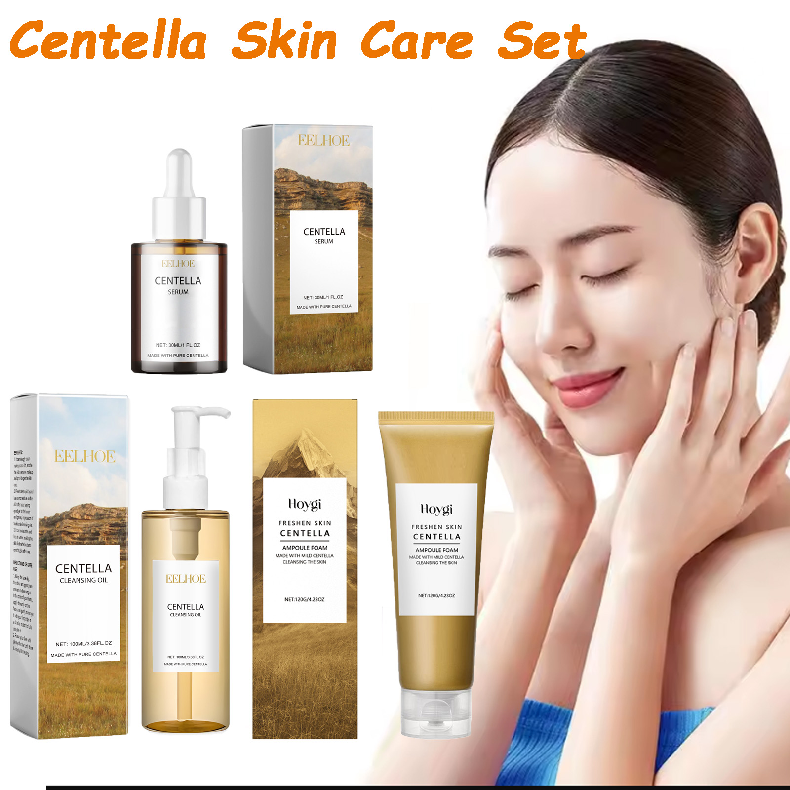 Centella Skin Care Set Centell - Korean Skincare Routine review and price