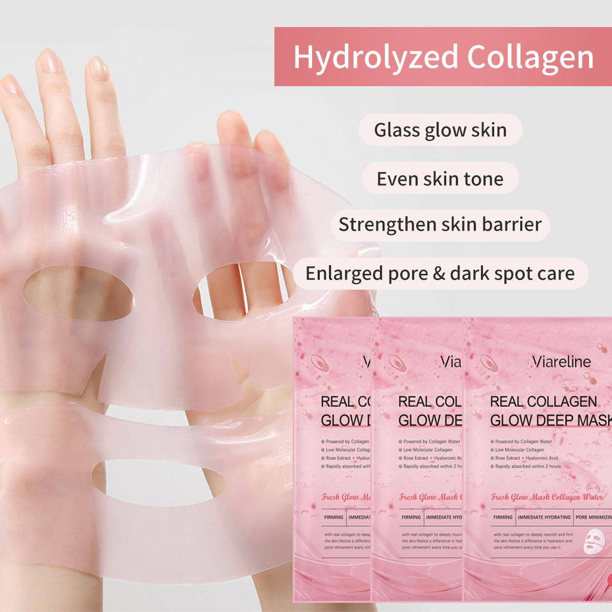 Overnight Collagen Mask Salmon - Korean Skincare Routine review and price