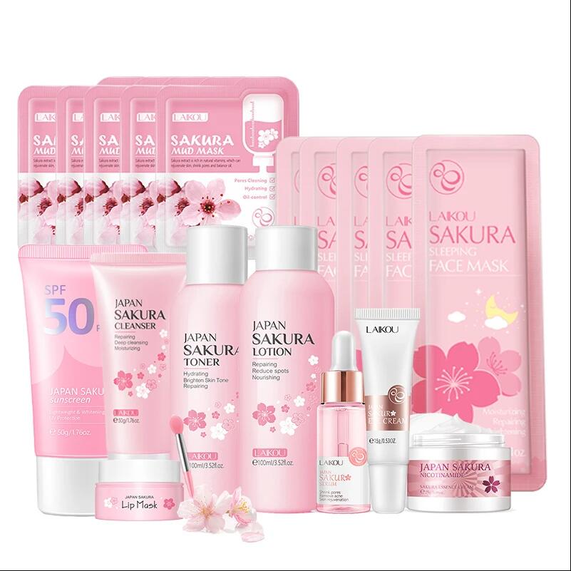 Japan Sakura Facial Cleaner Ko - Korean Skincare Routine review and price